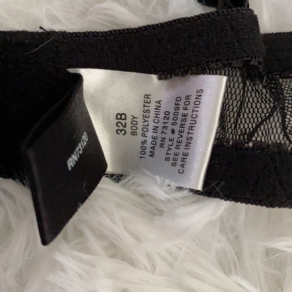 Fredericks of Hollywood tulle & rhinestone bra - Picture 8 of 9